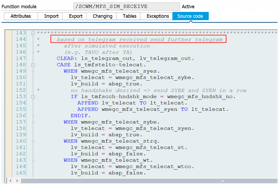 SAP EWM MFS Simulation Emulation 12
